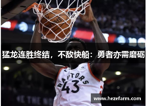 猛龙连胜终结，不敌快船：勇者亦需磨砺